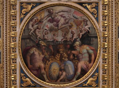 Allegorie dei quartieri di San Giovanni e Santa Maria Novella da Giorgio Vasari